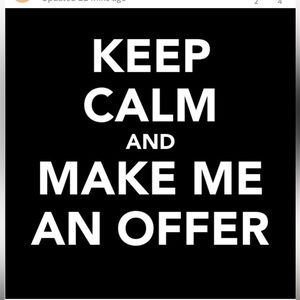 I would love to workout a reasonable offer if you see something that you like!!